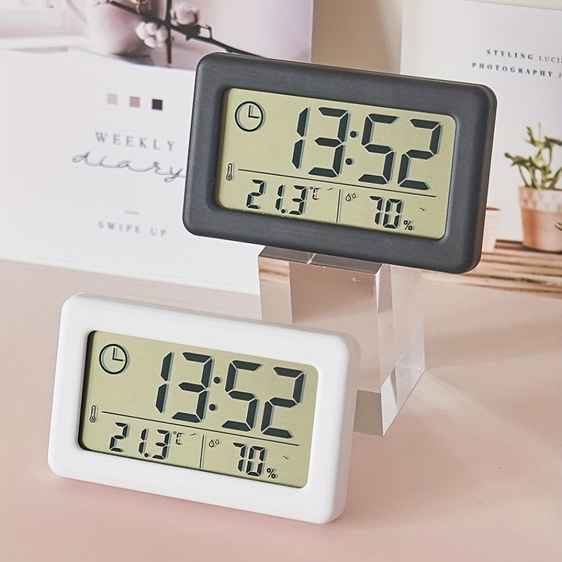 Lcd Elettronico Orologio Sveglia Digitale Temperatura - Temu Italy