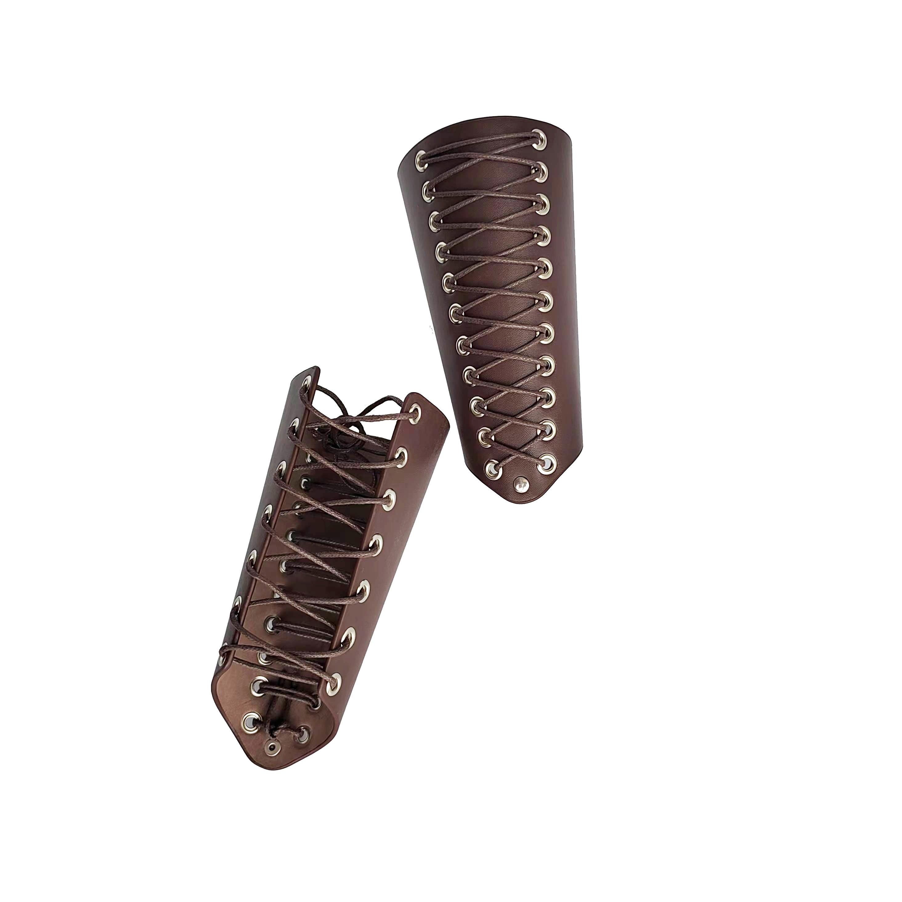 Punk Style PU Leather Wristbands Medieval Armbands Cuffs