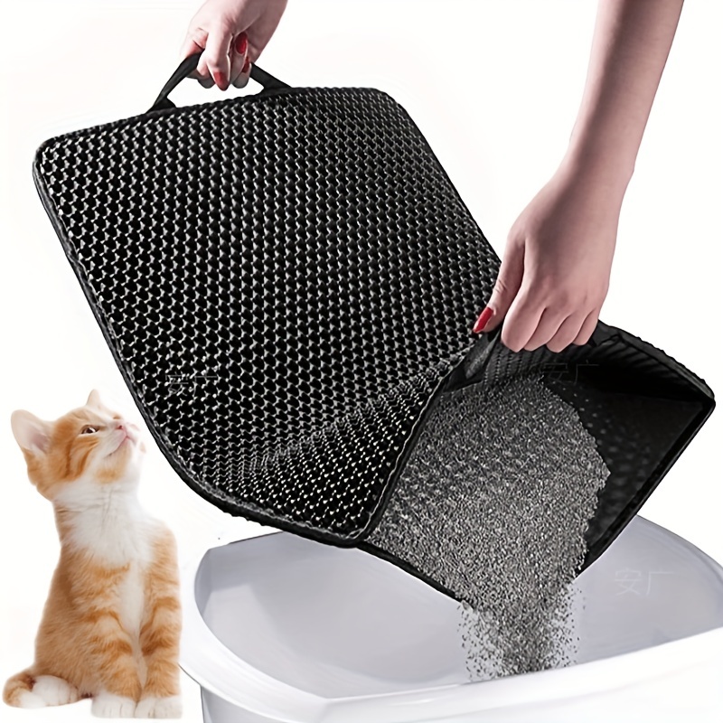 Keep Your Home Clean & Tidy With This Double-layer, Waterproof, Non-slip Cat  Litter Trapping Mat! - Temu