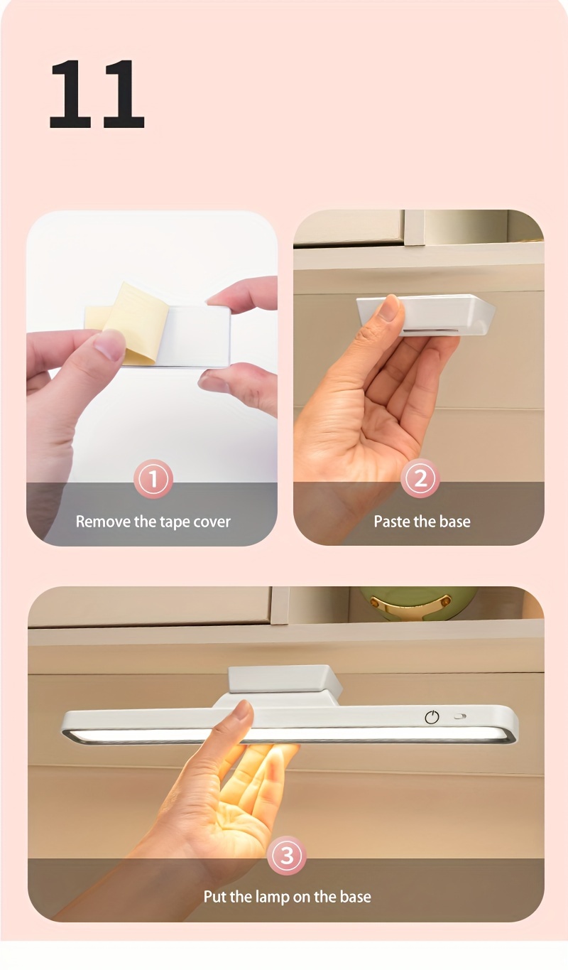 Led Reading Light Usb Rechargeable Working Light Temu