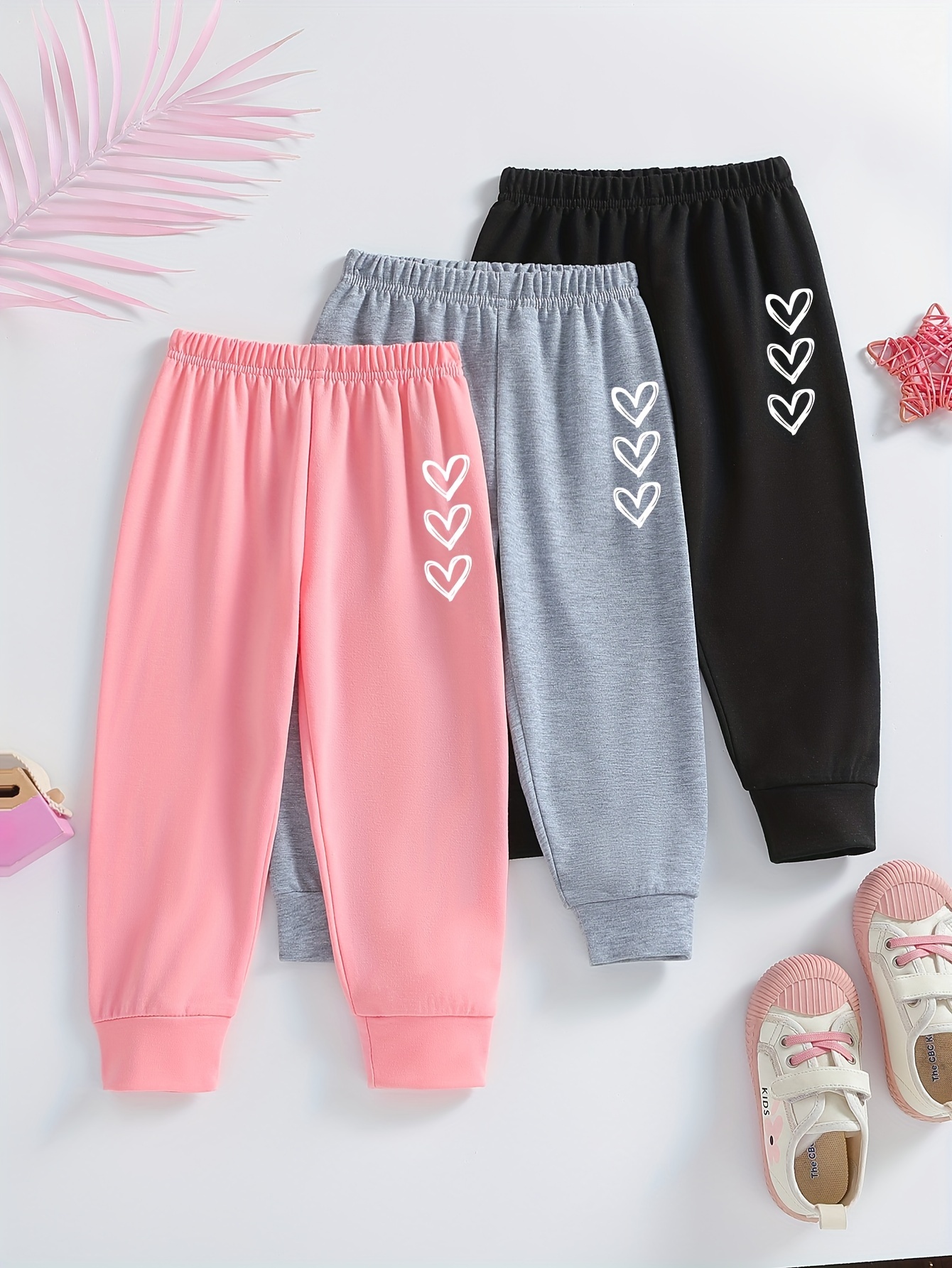 versatile grey sweatpants for kids, adorable, playful