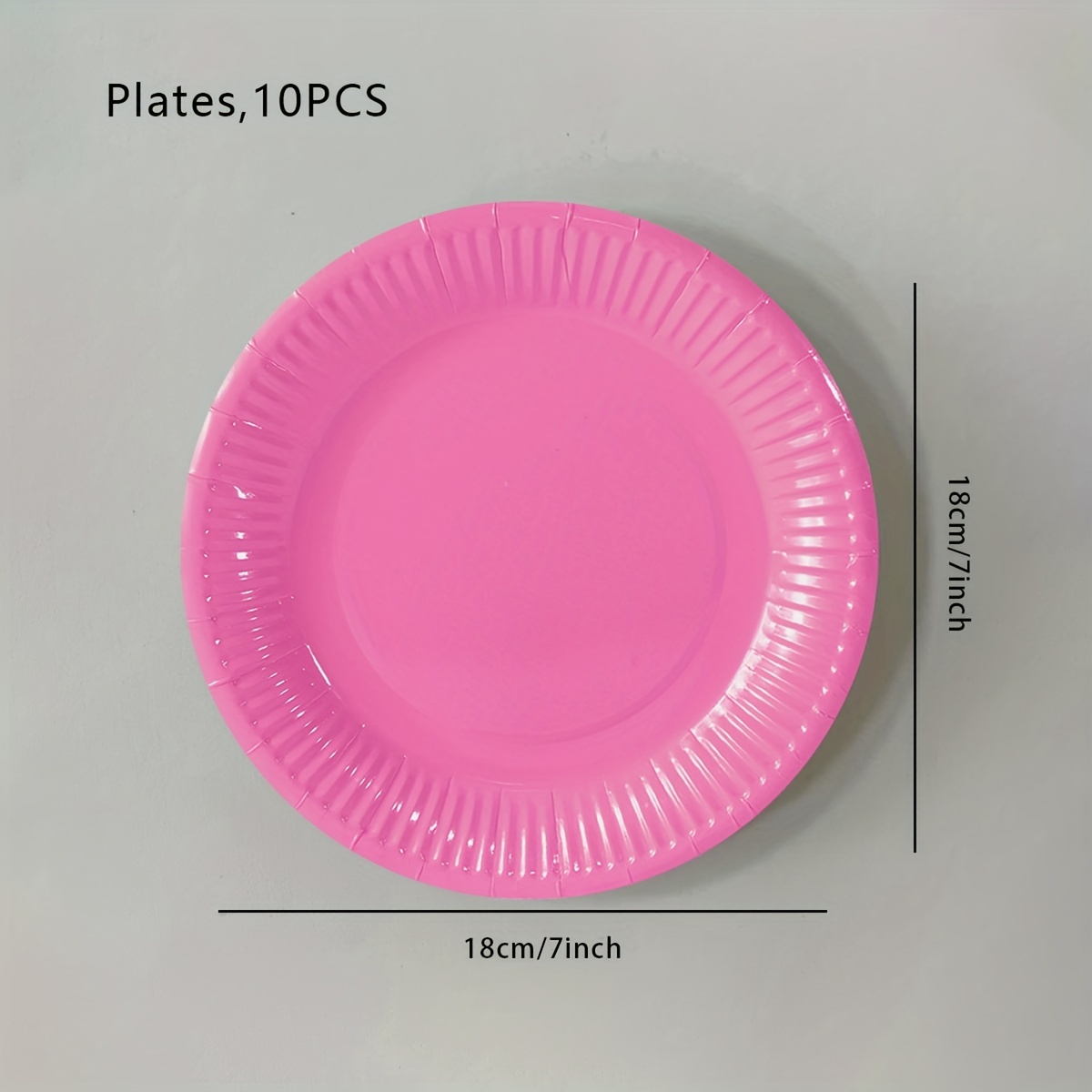 Multi colored paper clearance plates