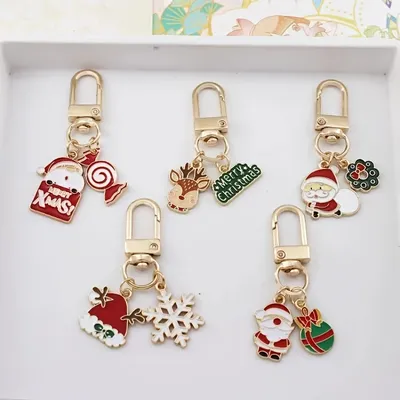 TheMonkeyCharmer Snowflake Keychain - Custom Gift - Silver Keychain - Holiday Key Chain - Initial Keychain - Best Friend Gift - Snow Keychain Unique Gift