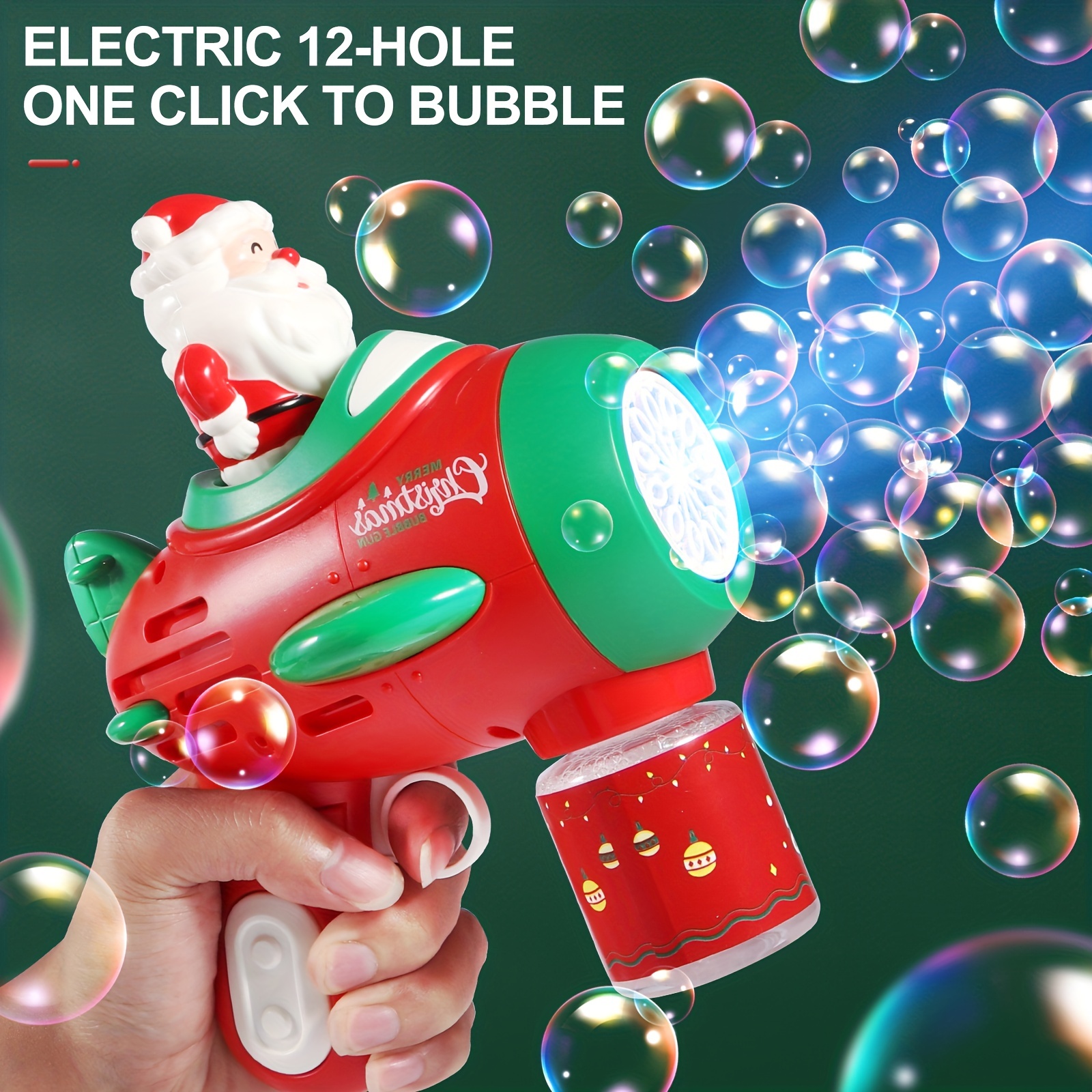 Bubble Gun Machine Rocket 12 Hole Bubble Maker, Shop Now For Limited-time  Deals