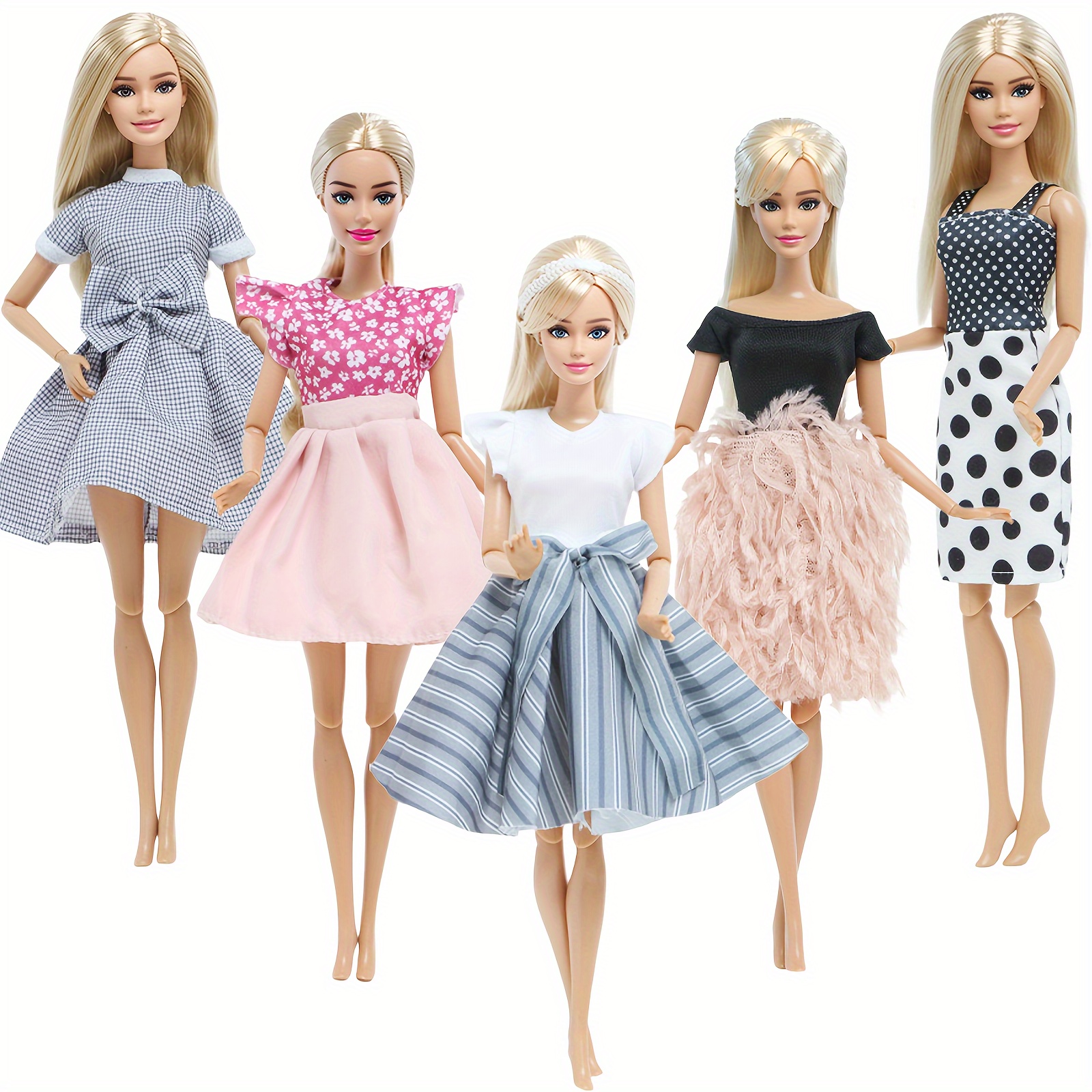 Vêtements de poupée pour poupée Barbie, Lot de Styles, pantalons, chemises,  jolies tenues pour poupée fille 1/6 11.5 pouces, jouet
