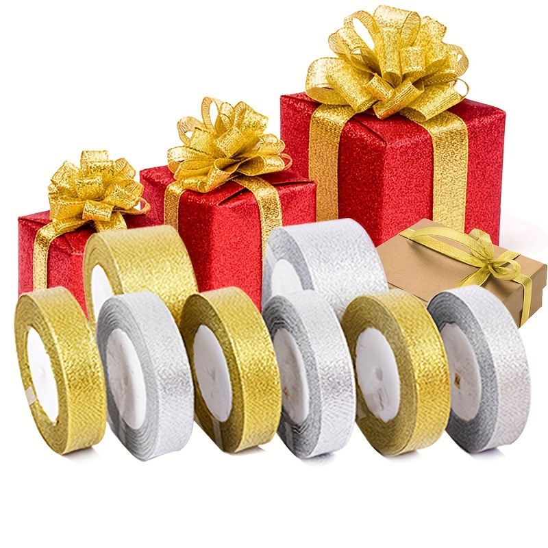 25 Yards Long Gold Scallion With Silver Scallion Gift Gift - Temu