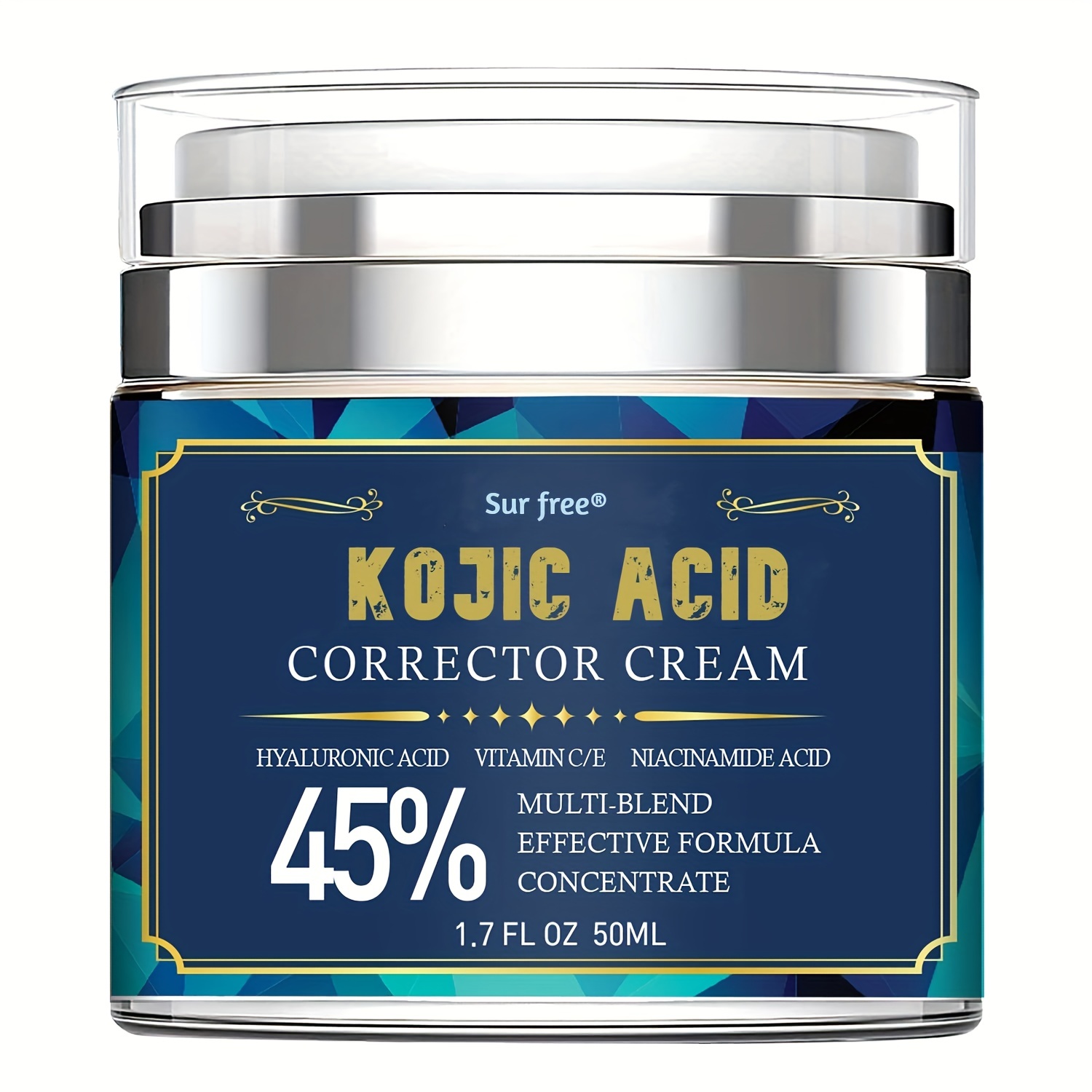 

Kojic Acid Cream, The Look Of, Even Skin Tone, Vacuum Press Tank, 1.7 Oz/50 Ml