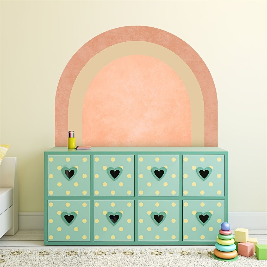 1pc Colorful Geometric Wallpaper 40 94 55 1inch Boho Arch Home Wall Sticker  | Today's Best Daily Deals | Temu Canada