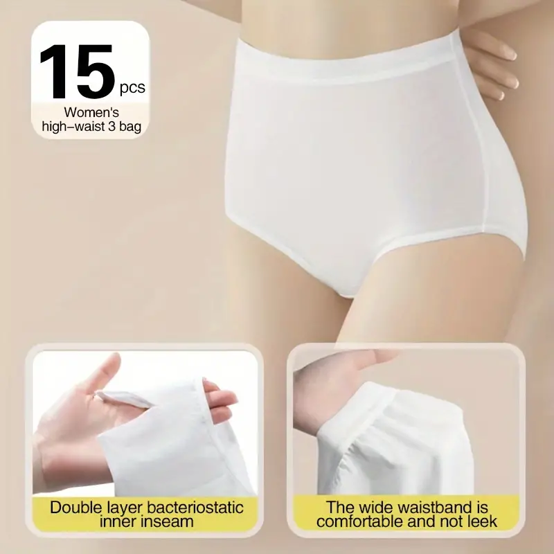 High waisted Disposable Underwear Women's Daily Triangle - Temu Canada