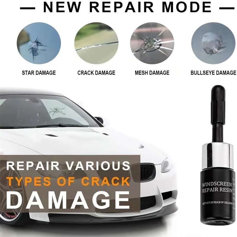 30ML Car Windshield Cracked Utensil Scratch Crack Restore Repair Kit Curing  Glue