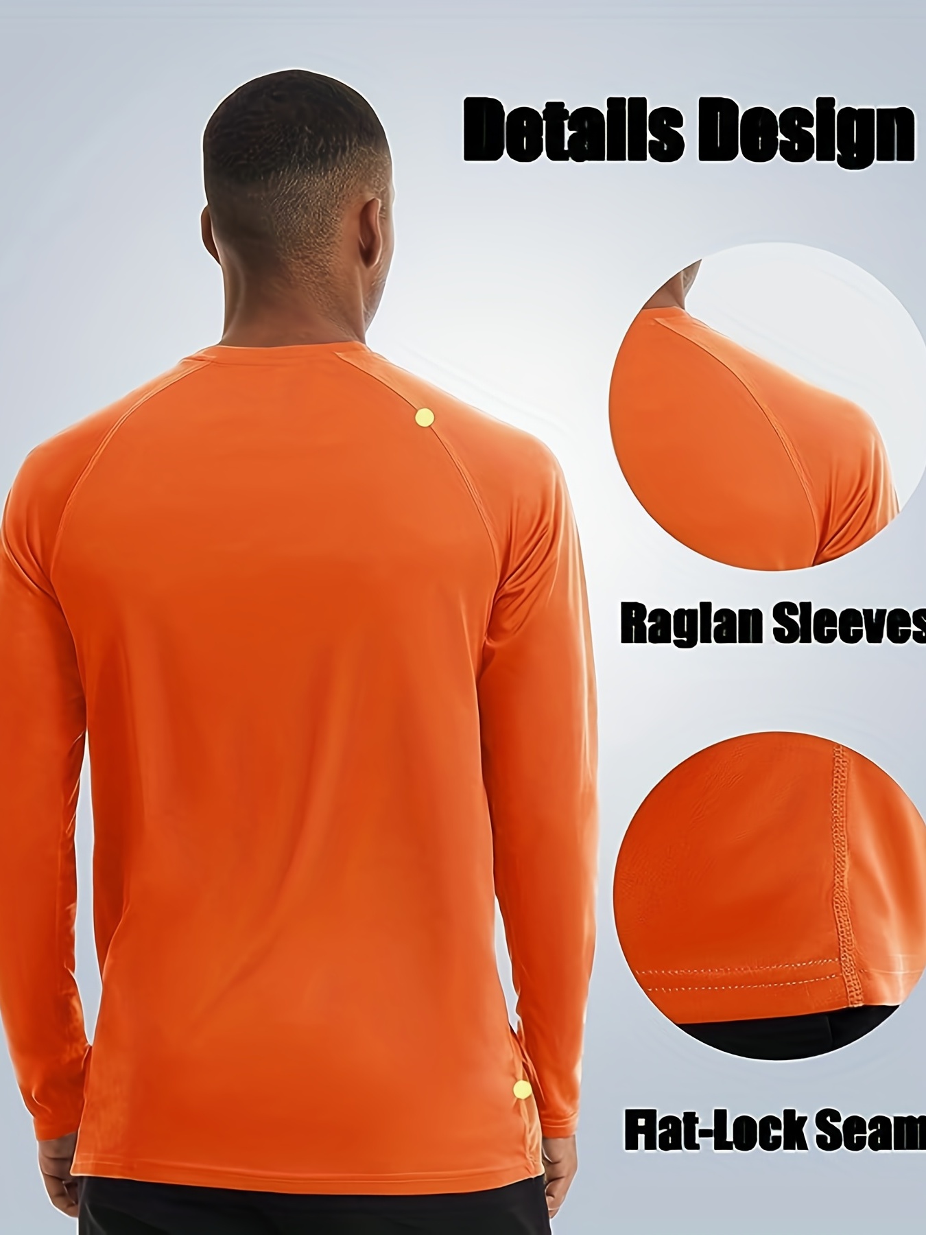 Men's Long Sleeve Shirt Sun Protection Sport Shirt Outdoor T