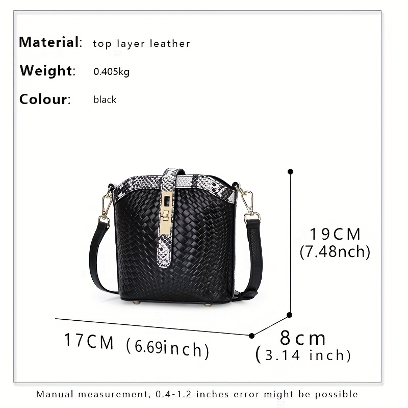 Snakeskin Embossed Crossbody Bag, Luxury Leather Shoulder Bag, Fashion  Zipper Purse With Tassel Decor - Temu