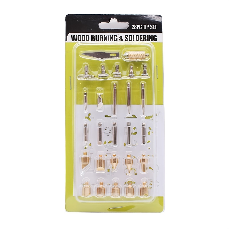 TOPCHANCES Wood Burning Kit with 20psc Pyrography Wire Tips, 60W