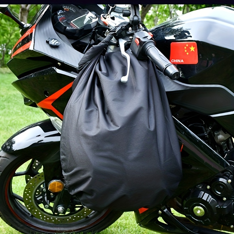  ILM - Mochila de gran capacidad para casco de motocicleta,  impermeable, ligera: bolsa de almacenamiento con rayas reflectantes. :  Automotriz