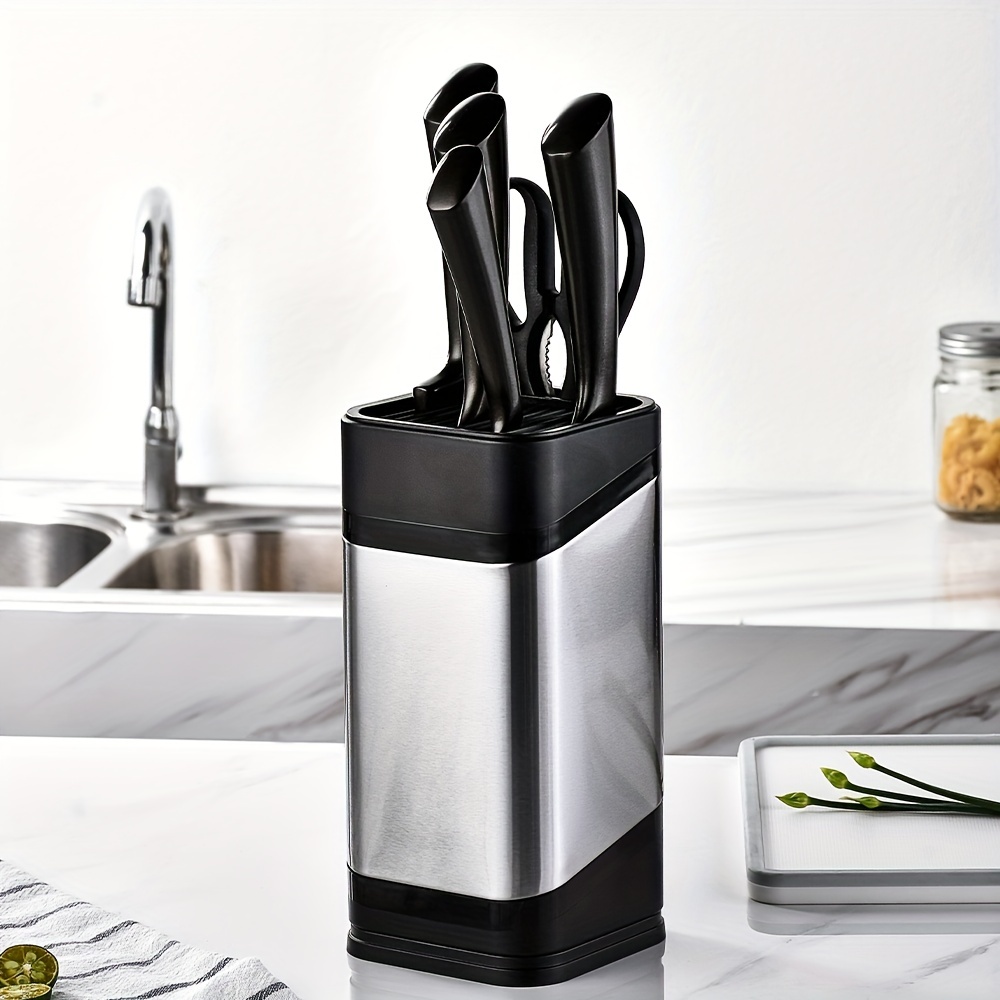 Stainless Steel Knife Holder, Black Light Luxury Quality Furniture