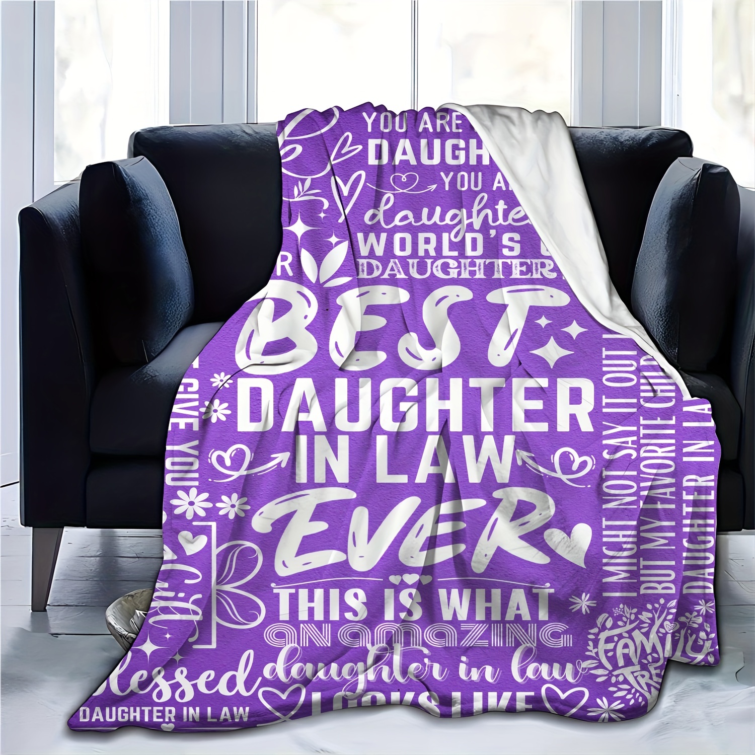 Throw Blanket Daughter In Law Gifts Birthday Gifts Mother In Temu