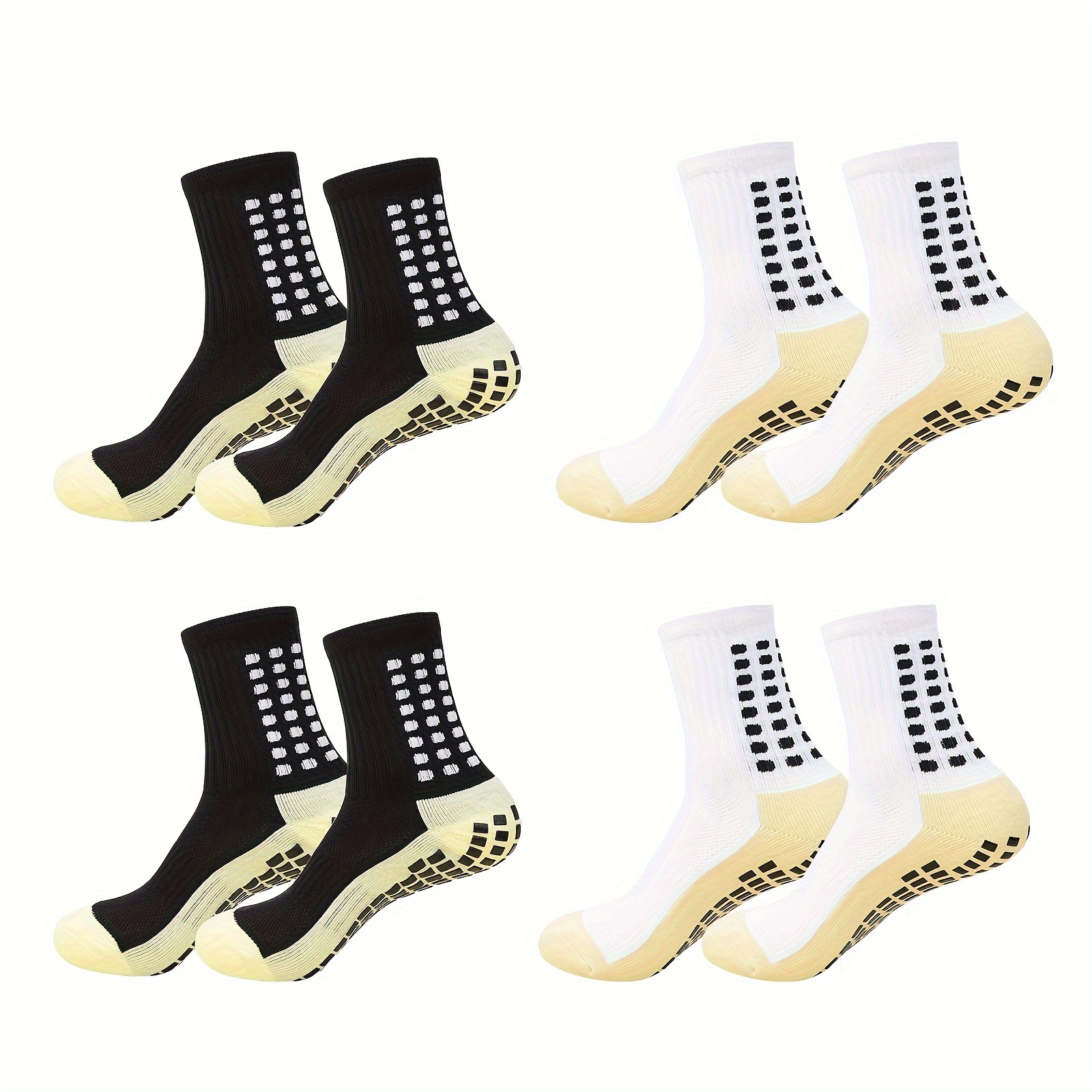 Men's Sports Grip Socks Soccer Socks Non slip Socks Grip - Temu Canada