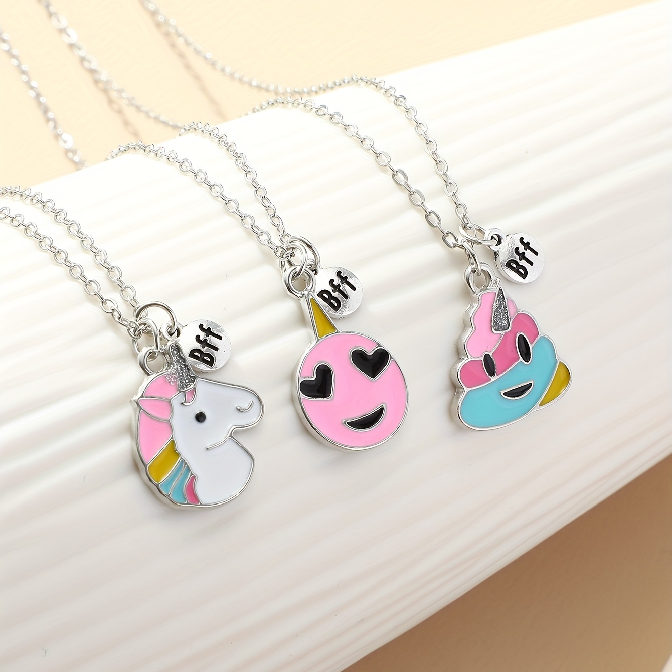2pcs/set Cactus & Botany Element Shaped Zinc Alloy Oil-drip Magnet Necklaces  For Girls, Ideal Gift For Best Friends' Everyday Wear