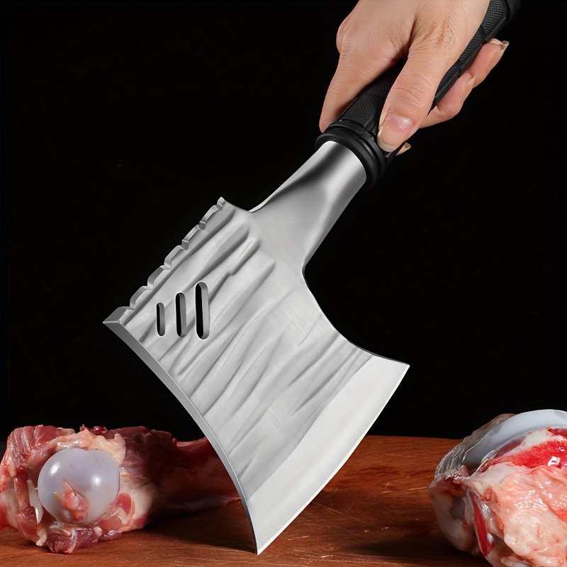 Thick Heavy Butcher Cleaver Knife Forged Steel Chop Bone Cut Full