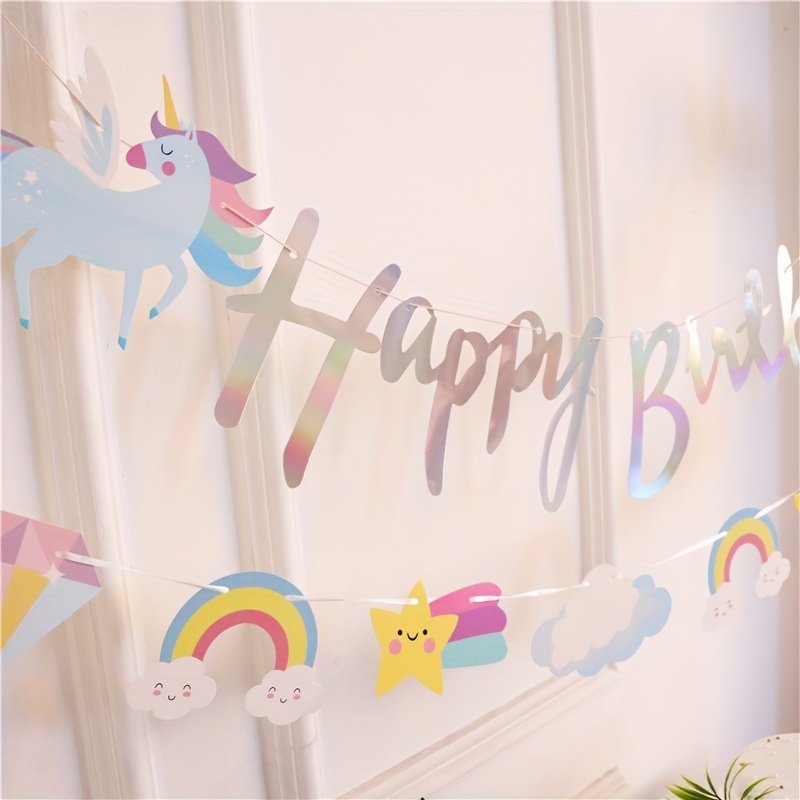 Anniversaire Licorne: Jeux et Décorations à imprimer - Birthday