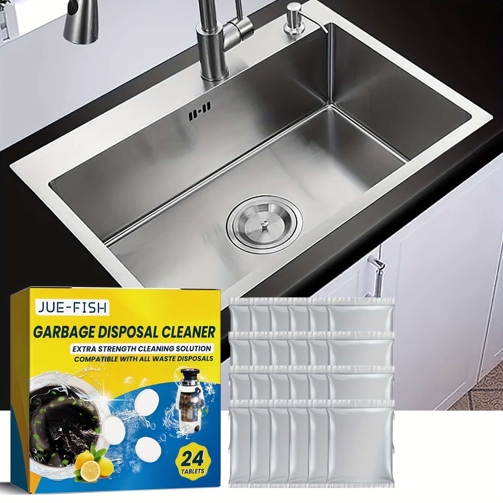 Multifunctional Cleaning Tablets Kitchen Sink - Temu