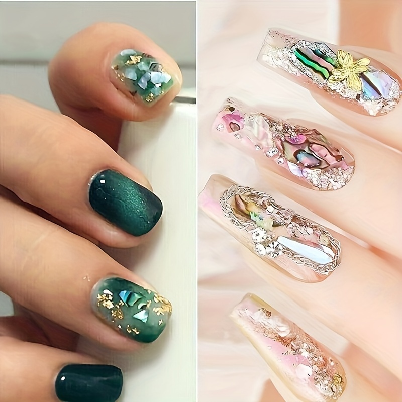 Colorful Mixed Sea Shells Nail Flakes False Nails 3D DIY Crafting Nail  Decorations Nail Art Shells Nail Sequins Sea Shells Nail Flakes For Nail  Art