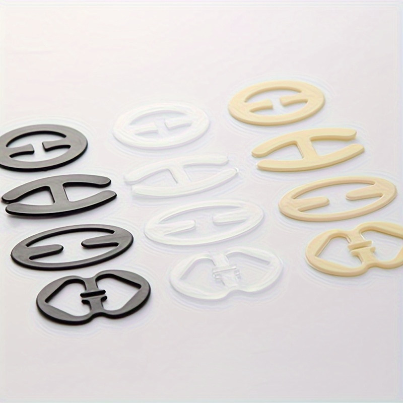 4pcs Invisible Bra Strap Clips, Non-slip Buckles Conceal Bra Straps For Braless Look, Women's Lingerie & Underwear Accessories