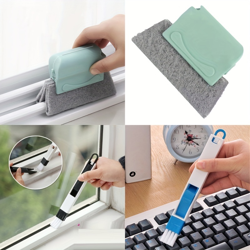 1pc Window Gap Cleaning Brush, Ideal For Window Glass Cleaning And Corner  Cleaning