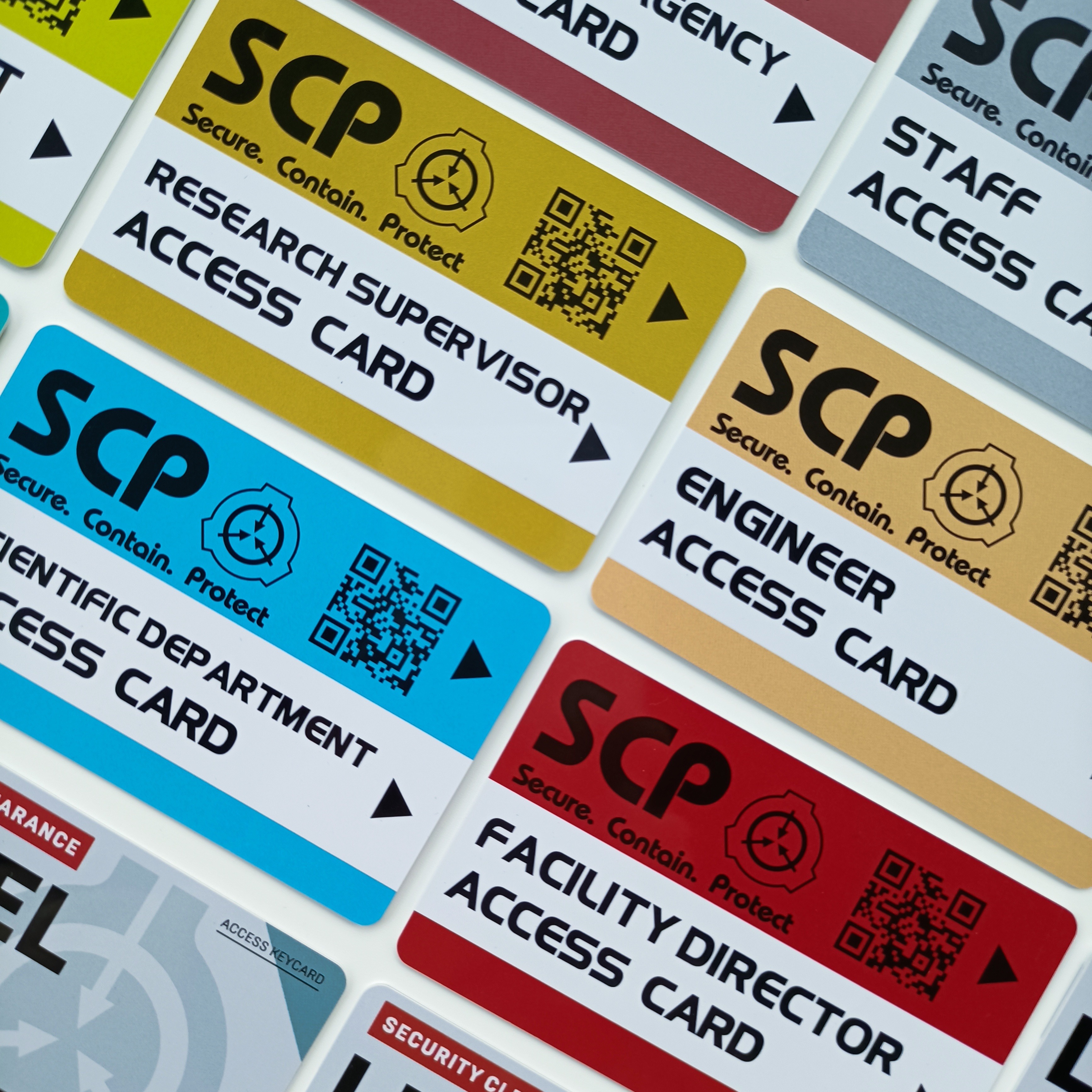 Scp Foundation Id Keycard Special Containment Procedures - Temu Australia