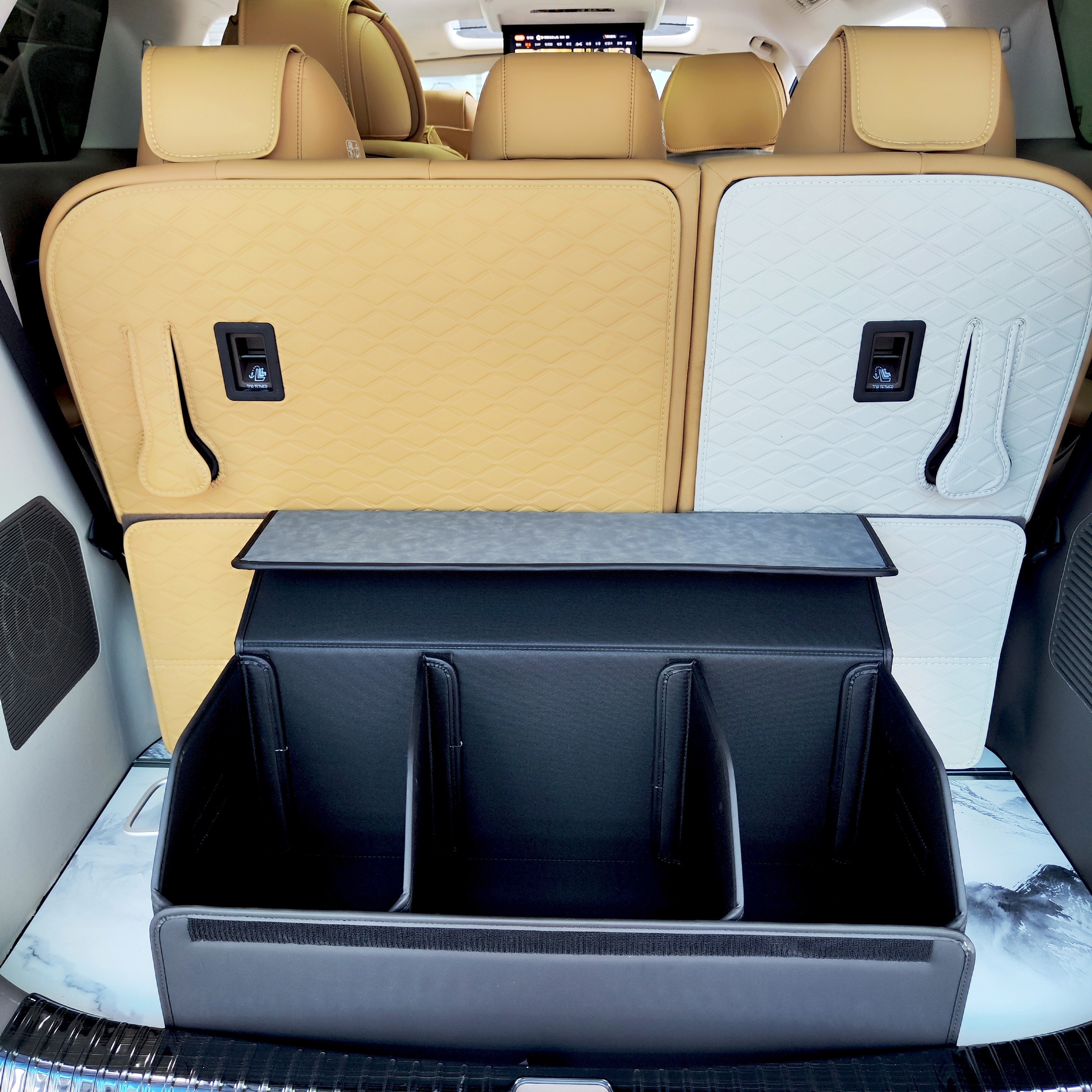 Hochwertige Leder-kofferraum-aufbewahrungsbox, Multifunktionale Faltbare  Aufbewahrungsbox, Zentral Gesteuerte Auto-aufbewahrungsbox - Auto - Temu  Germany