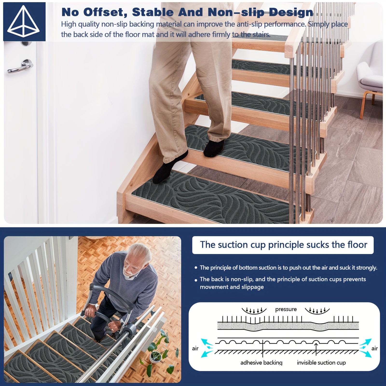 carpet stair treads non slip indoor carpet stair Temu United Kingdom