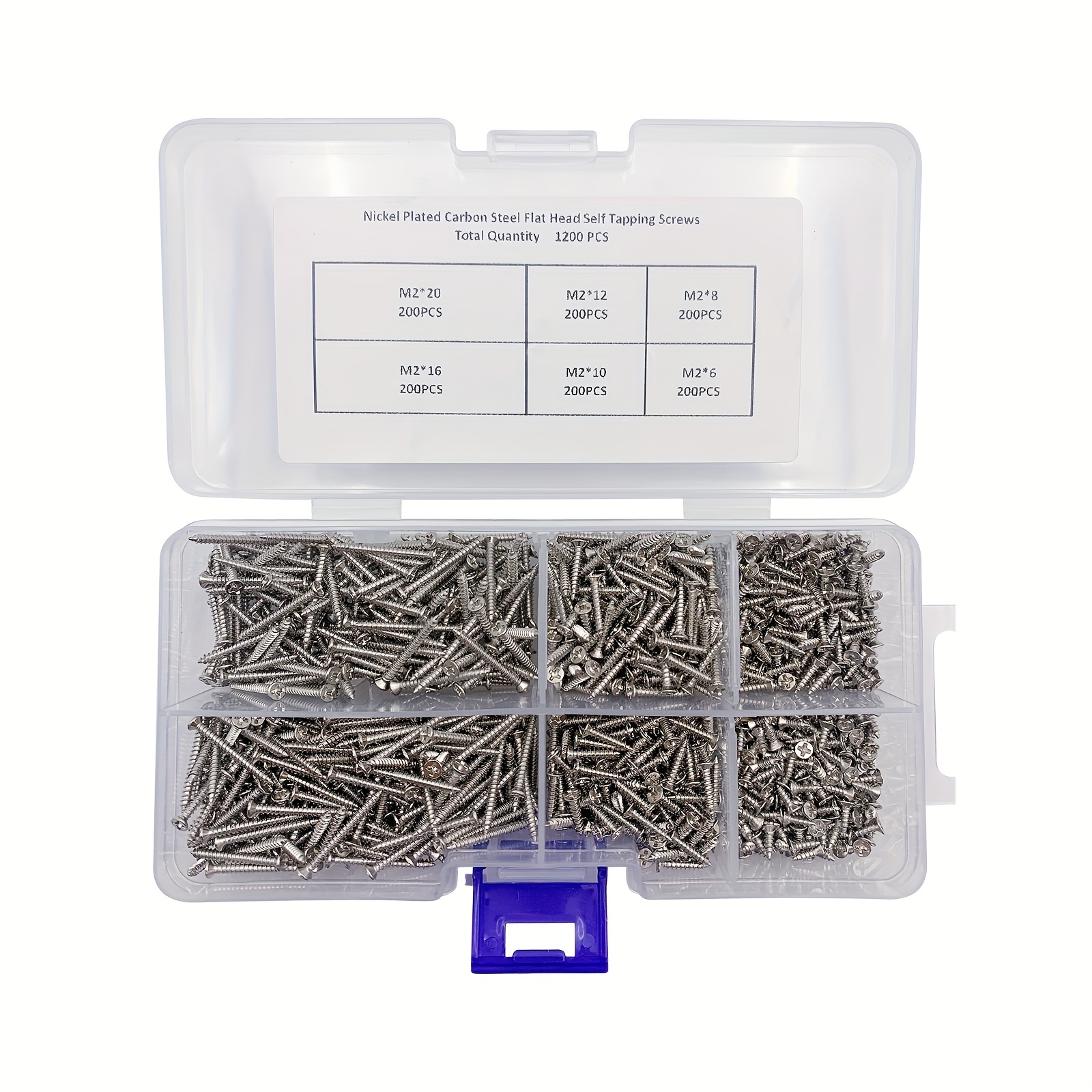 M3.5 Screws Nickel Plated Countersunk Head Tapping Screws - Temu