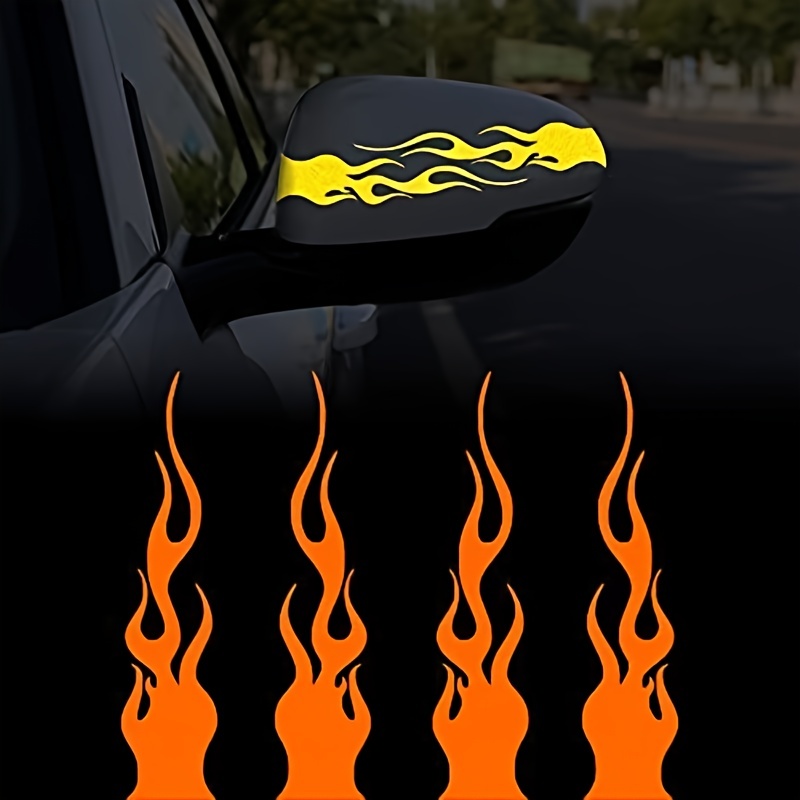 Wild Boar 4x4 Off Road Flaming Flame Car Sticker For Vehicle - Temu