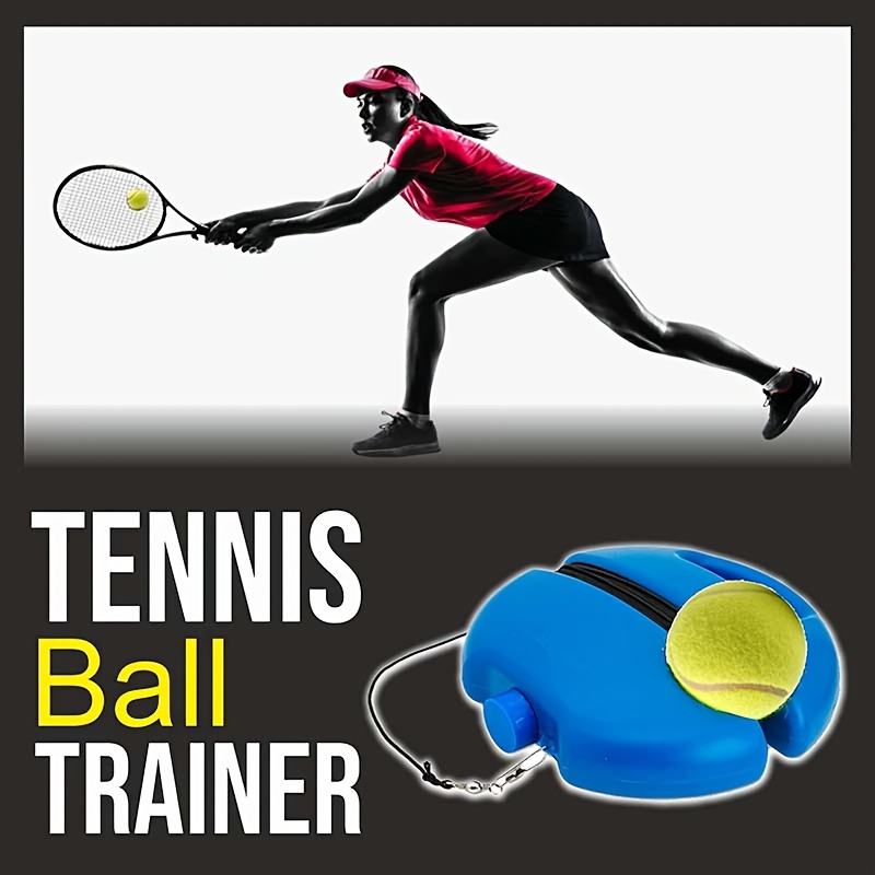 Tennis Trainer Single Tennis Practice Device Rebound String - Temu