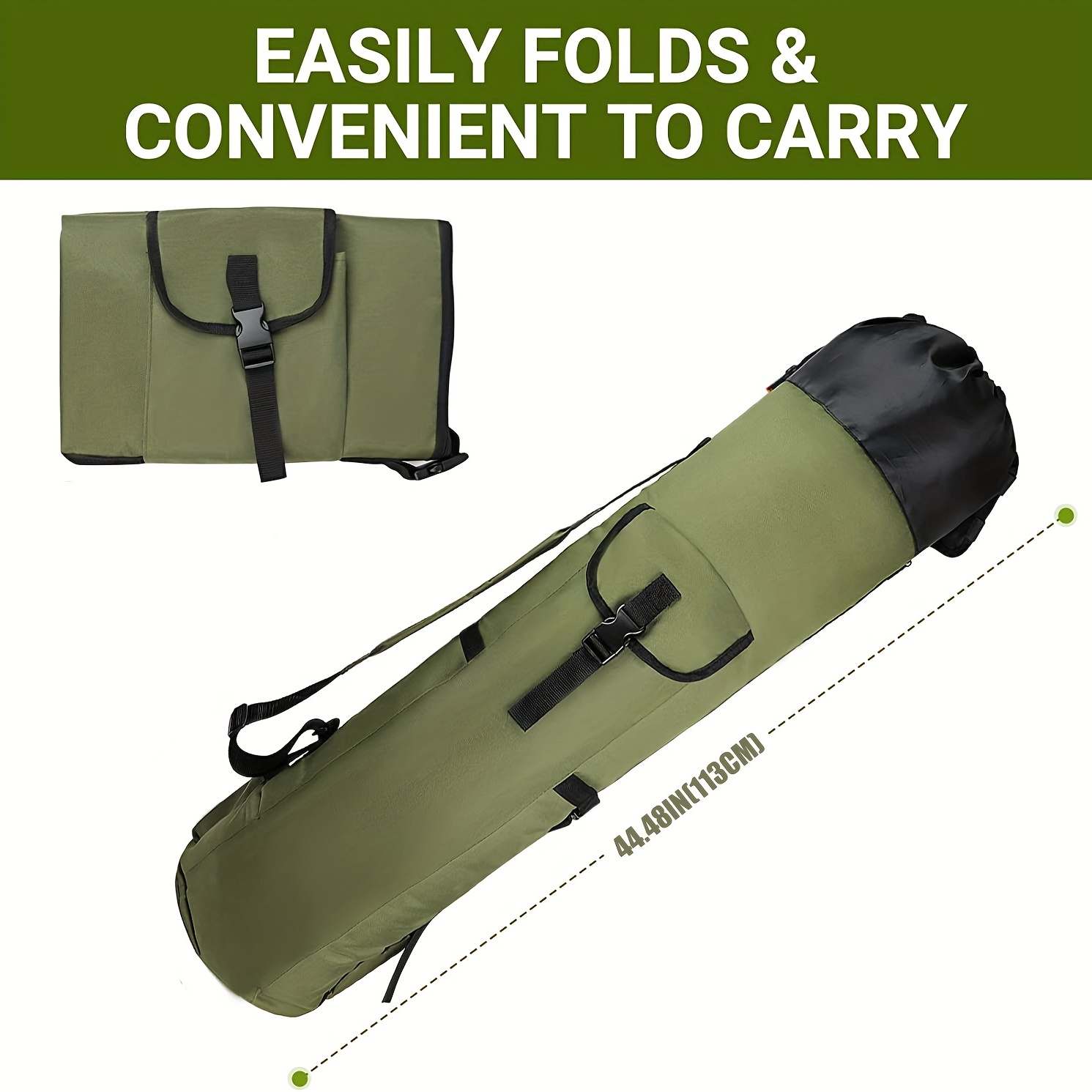 Portable Multifunctional Fishing Rod Bag Oxford Storage - Temu Canada