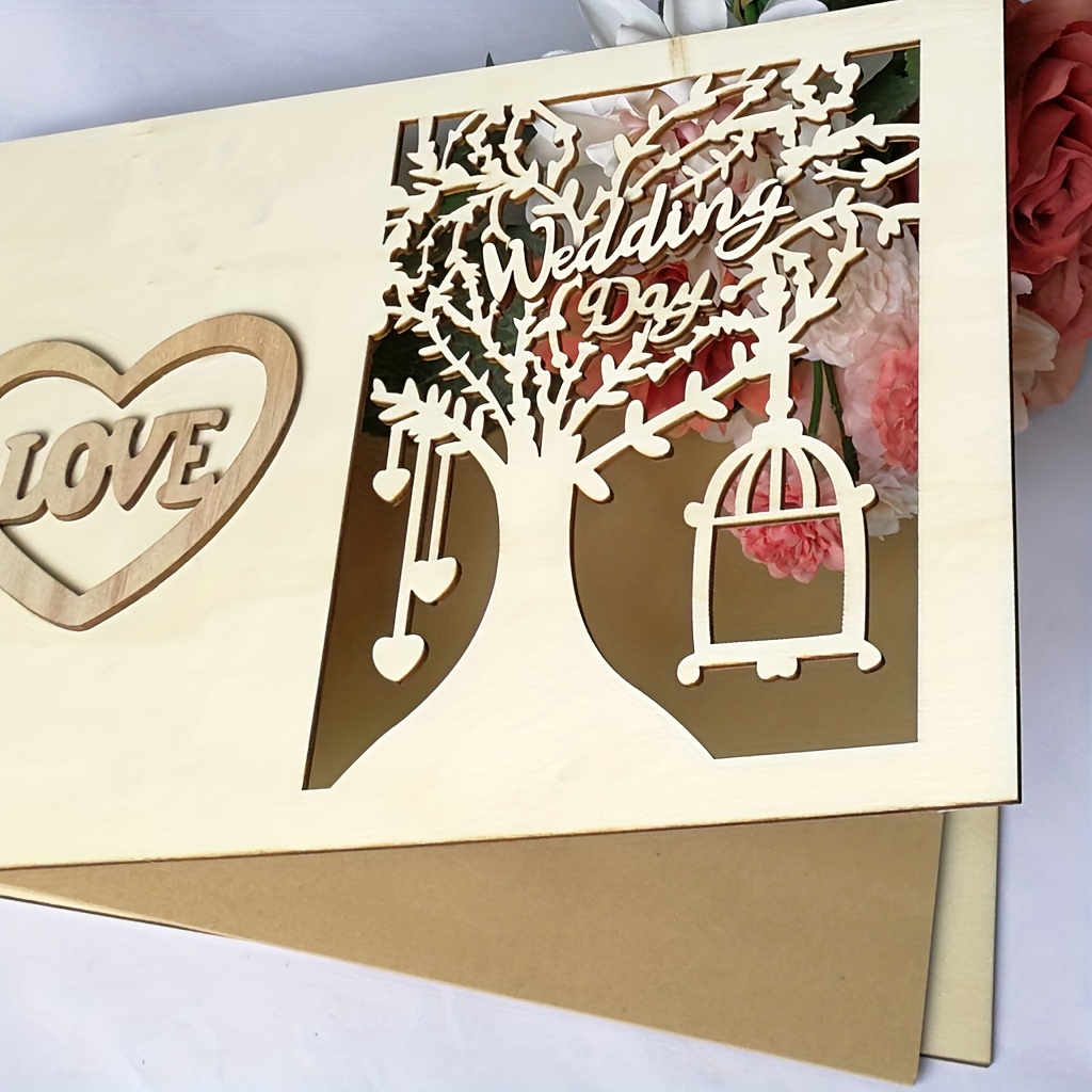 1pc, Livre d'or de mariage alternative Stylo Signe Drop Top Cadre en bois  pour Baby Shower Anniversaire Fête Décoration 120 Cœurs - Temu Switzerland