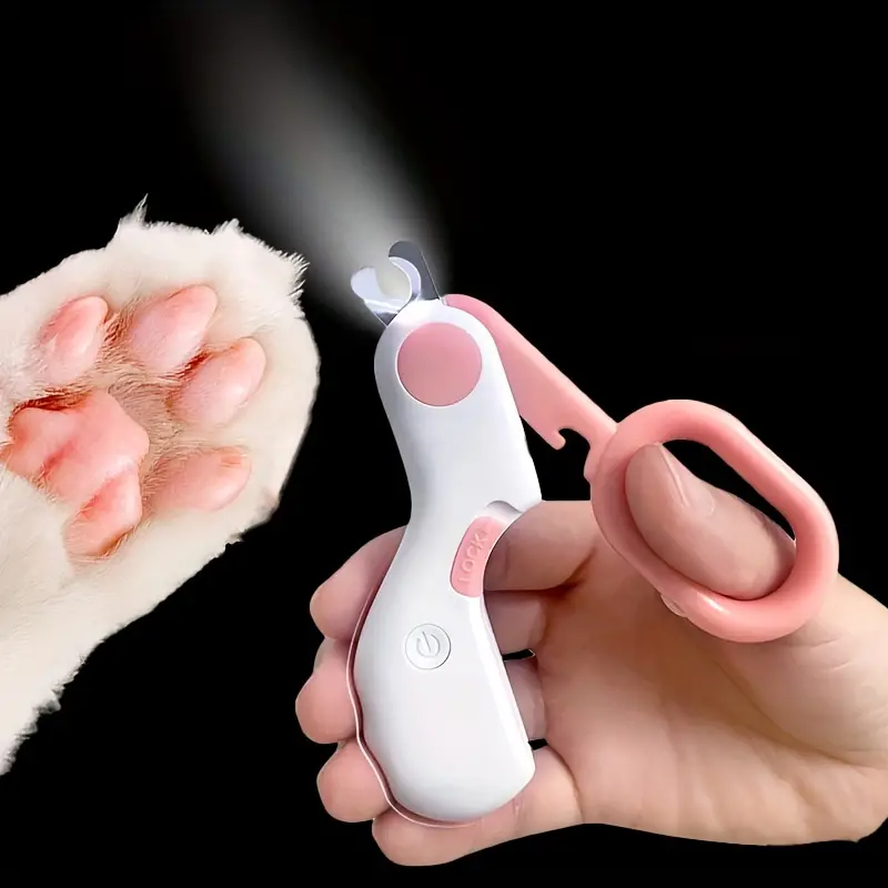led pet nail clippers for small animals easy and safe nail trimming with led lights 0