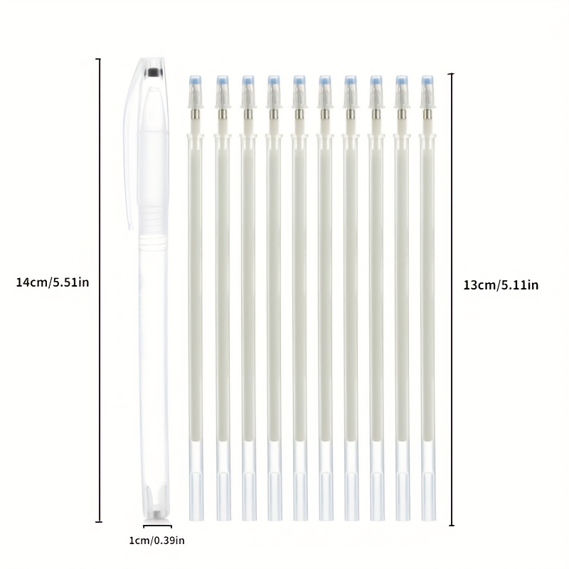 1 Set Pennarelli Tessuti A Scomparsa Alta Temperatura, Inclusa 1 Confezione Penne  10 Ricariche, Accessori Cucire E Disegnare Linee, Acquista Ora Offerte A  Tempo Limitato