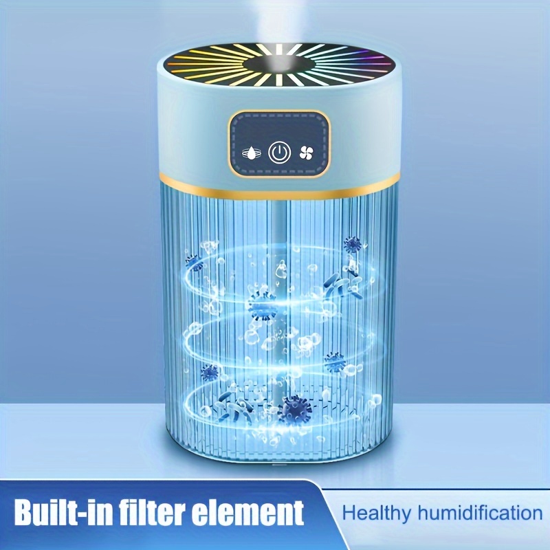 Usb Desktop Humidifier With Auto Shut Off Night Light Quiet - Temu