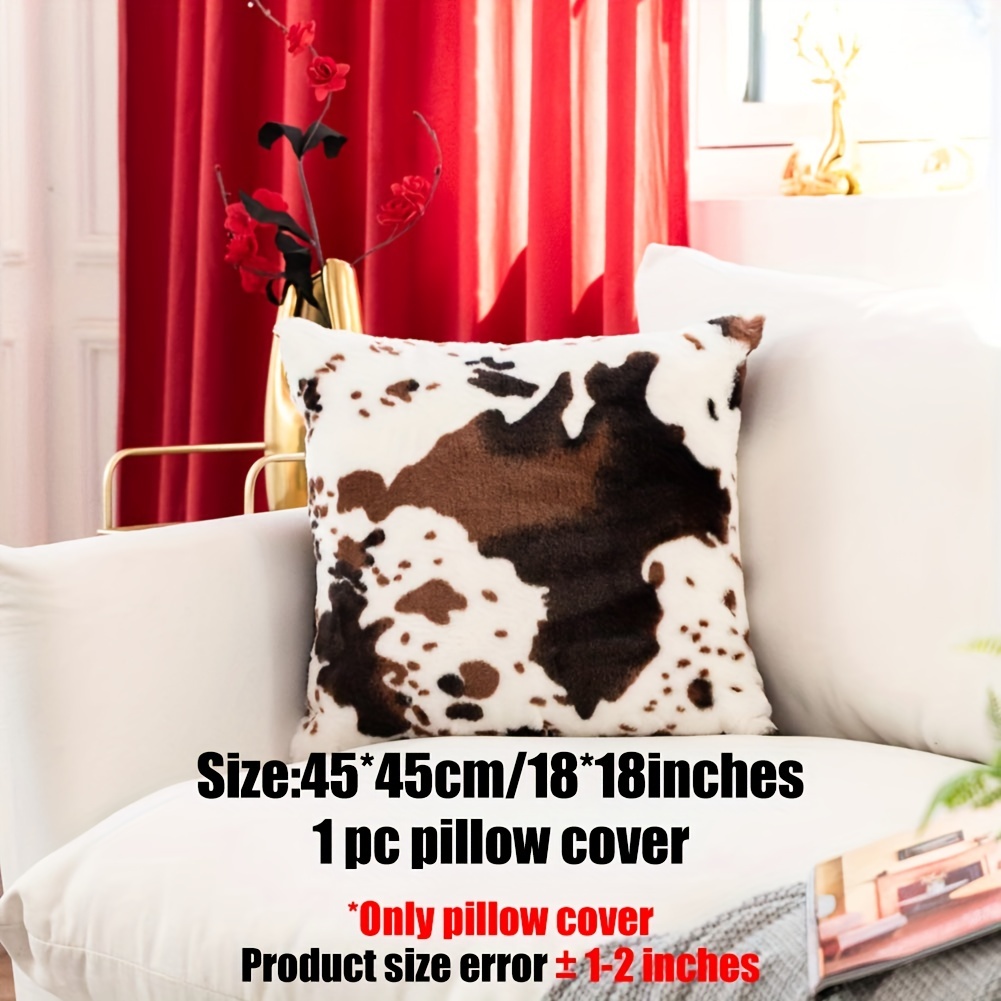 Cow print outlet throw pillow