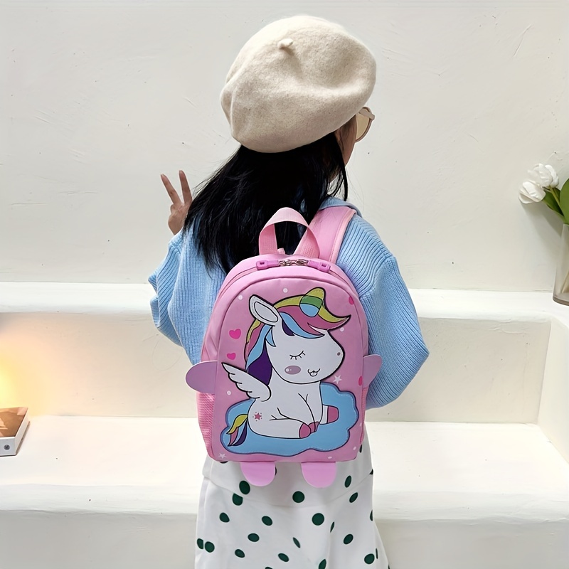 New Children's Rainbow Schoolbag Kids Unicorn Cartoon Backpack Kindergarten  Primary School Backpacks Trendy Waterproof Backpack For School Opens - Temu