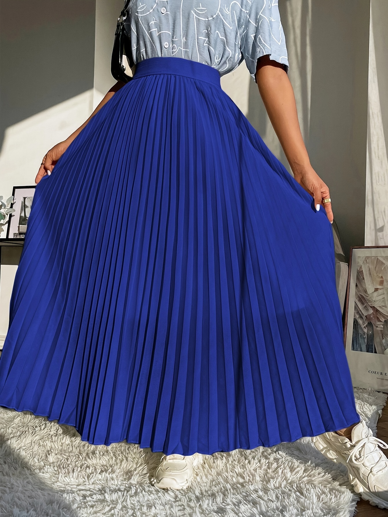 Royal blue maxi outlet skirts