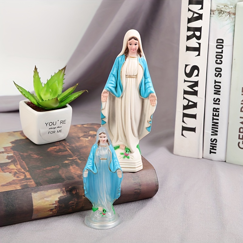 Holy Mother Statue, Mary Statue, Madonna Statue Resin Figures and Figurines  Renaissance Collection Decoration for Indoors and 