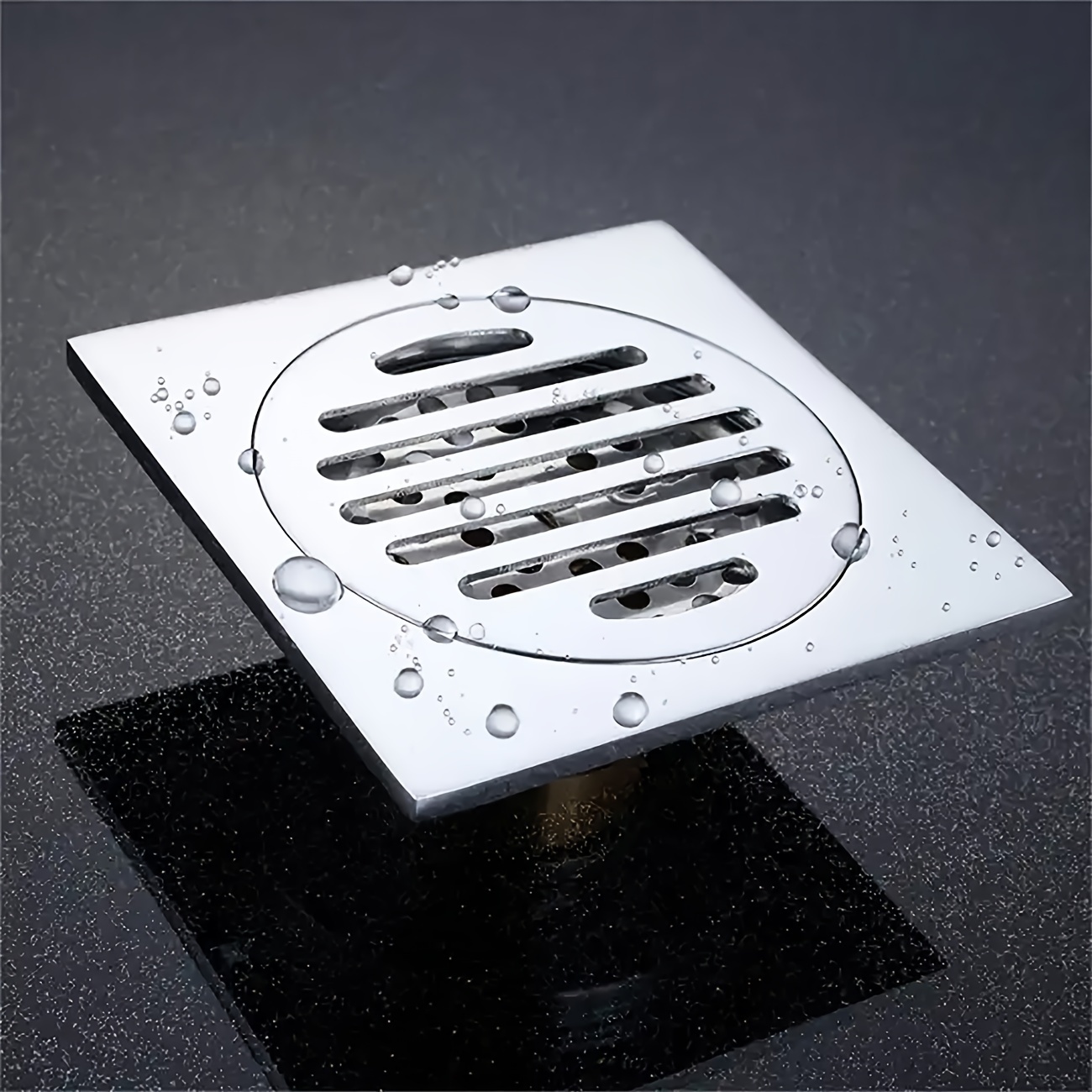 1pc Solid Color Floor Drain Cover, Modern Plastic Household Sewer