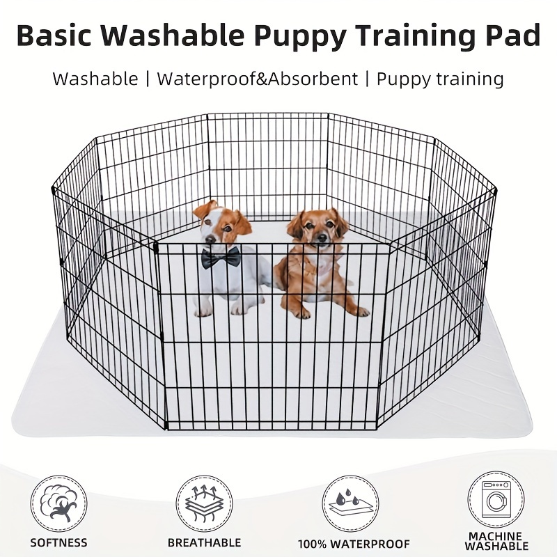 1pc Waterproof Reusable Dog Training Pad - Absorbent Pet Diaper Pad For  Housebreaking, Car Seat Protection, And Incontinence Control