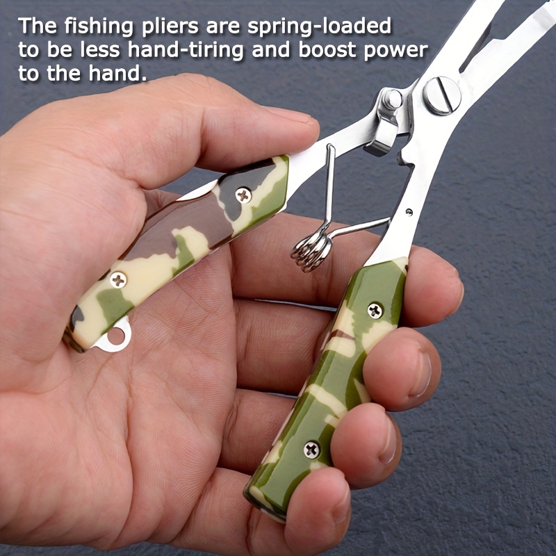 Long Nose Fishing Pliers Ice Fishing Gear Fishing Multitool - Temu