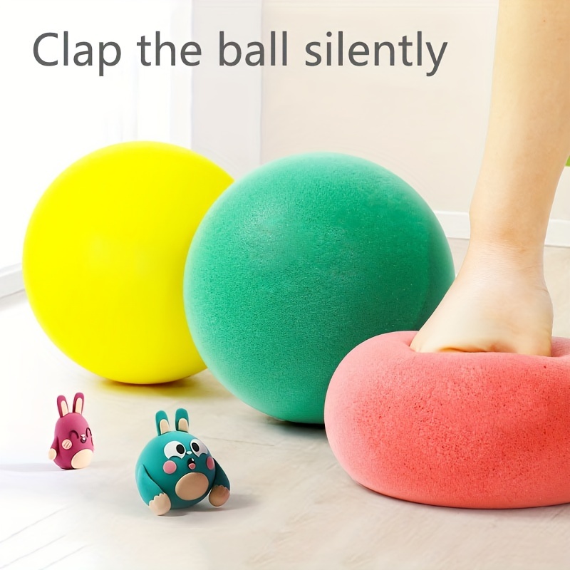 Eforcase Foam Ball 7 Inch, Stress Balls, Silent Ball, Mute Ball, Noiseless  Ball, Solid Sphere No Need to Inflate, Not Hurt The Floor Mute Bouncy Ball  Boys Girls Indoor Outdoor Game Balls for Kids : Toys & Games 