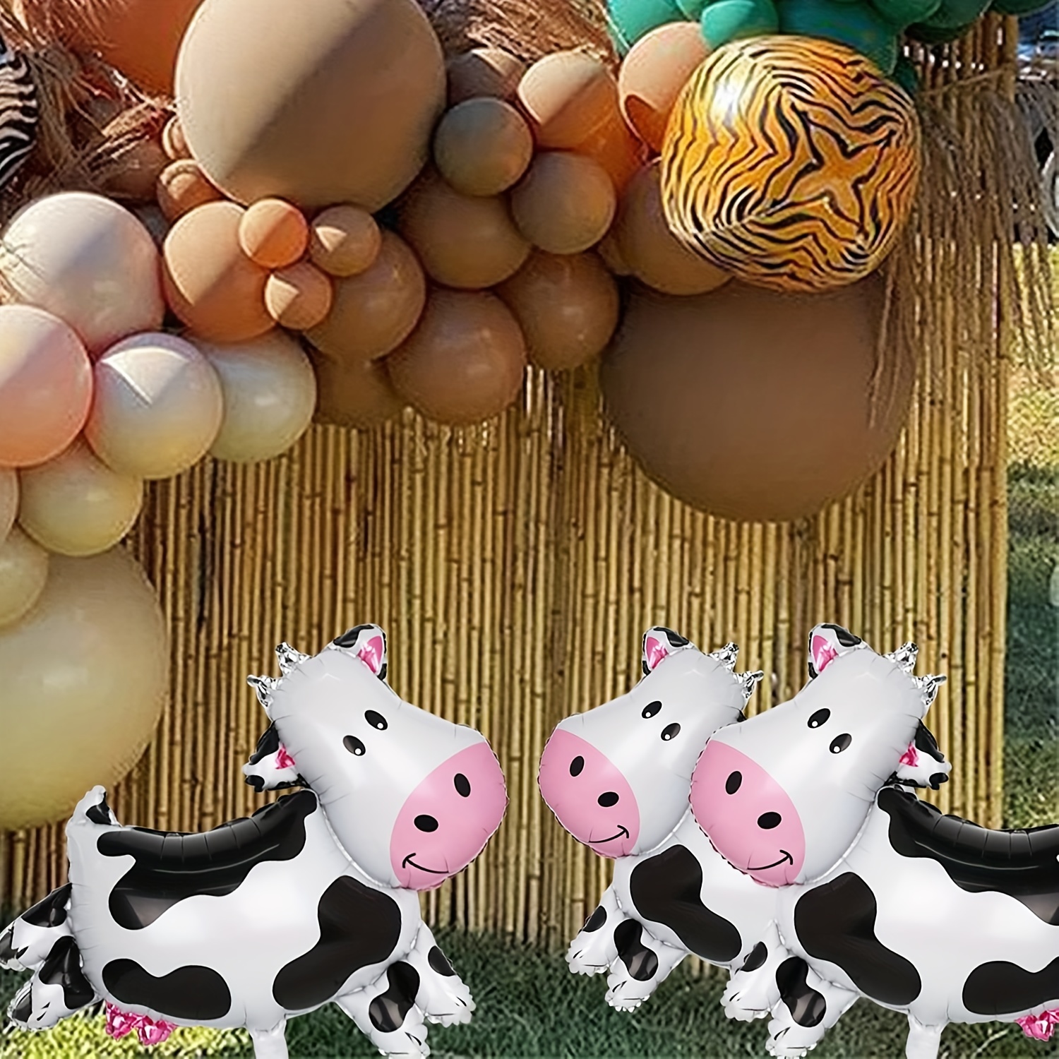 Globos de animales de granja decoraciones de cumpleaños de granja