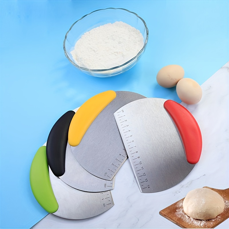 Dough Scraper Multifunction Stainless Steel Dough Cutter - Temu