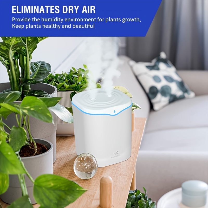 Humidificador Forma Estrecha 270 Ml Luz Ambiental Led 7 - Temu